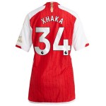 Nogometni Dresovi Arsenal 2023-24 Xhaka 34 Ženska Domaći Kratkih Rukava